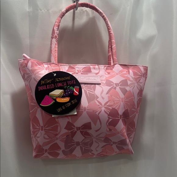 Betsey Johnson Pink Tote Bag NWT - Picture 2 of 4